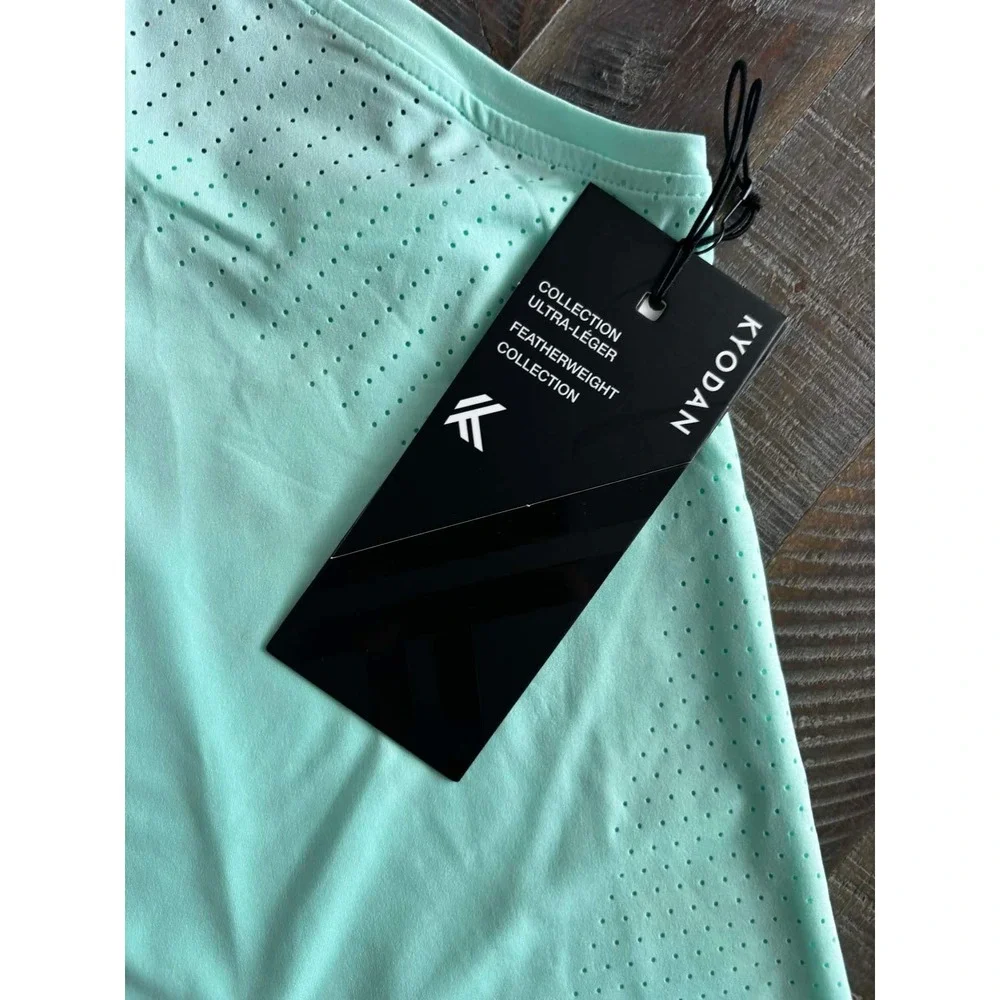 Kyodan Mint Green Tank Top Keyhole Back Size Medium SWT230-JMT NEW - Picture 3 of 5